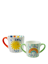 Eleanor Bowmer Adult and Infant Ceramic Mugs Gift Set, Multi