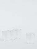 John Lewis drink glass tumbler set of 4, 400ml clear, UK version