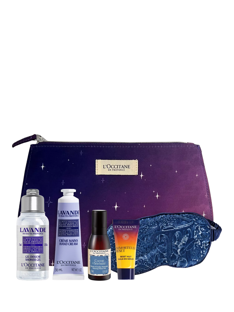 L'OCCITANE beauty sleep collection bodycare gift set with lavender and immortelle, UK version