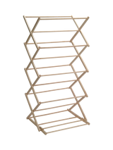 Garden Trading Folding Clothes Horse Natural Clothes Drying Rack