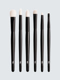 Handcrafted Natural Hair Eye Makeup Brush Set of Six Brushes