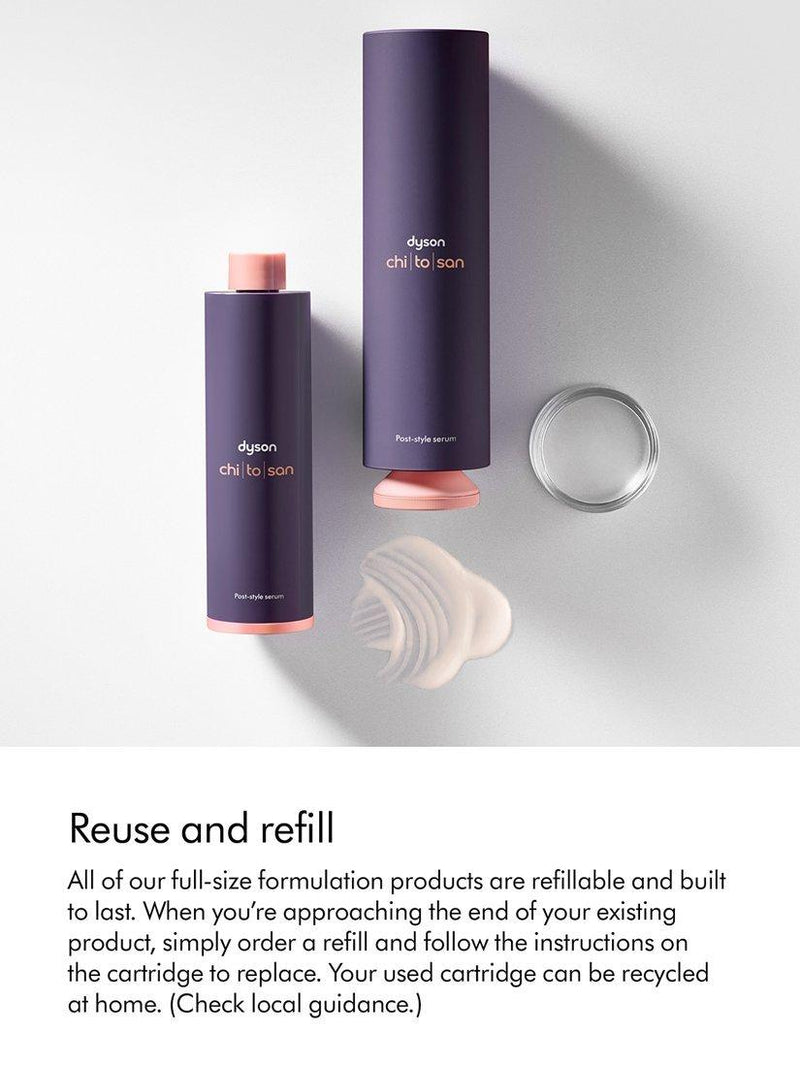 Dyson Chitosan post-style hair serum refill - British product
