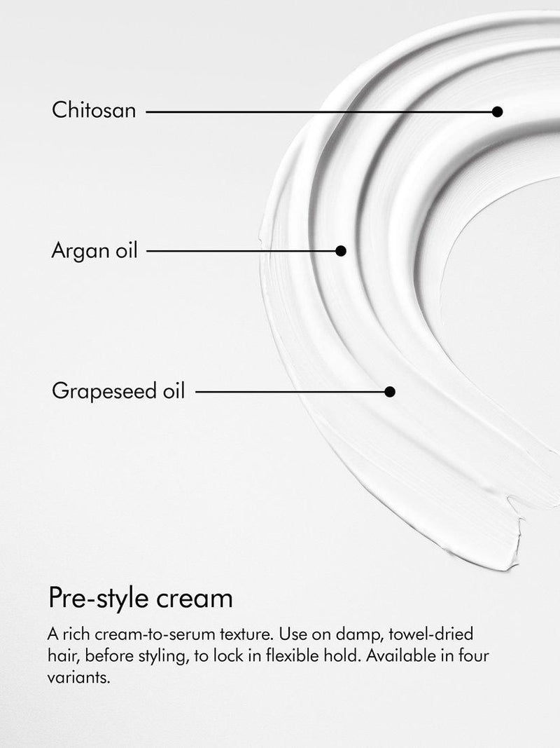 Dyson Chitosan Straight to Wavy Light Pre Style Hair Cream - British product