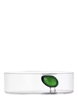 Ichendorf Milano Travasi Olive Small Glass Serving Bowl 12cm