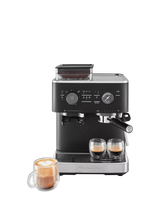 Semi-Automatic Espresso Machine with Burr Grinder