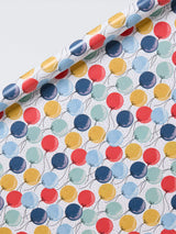 Balloon Print Wrapping Paper 3 Metre Roll Multi-Colour