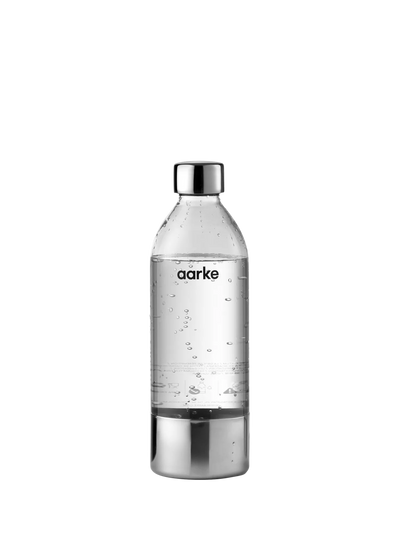 PET and Stainless Steel Carbonator 3-Compatible Water Bottle, 1L Capacity