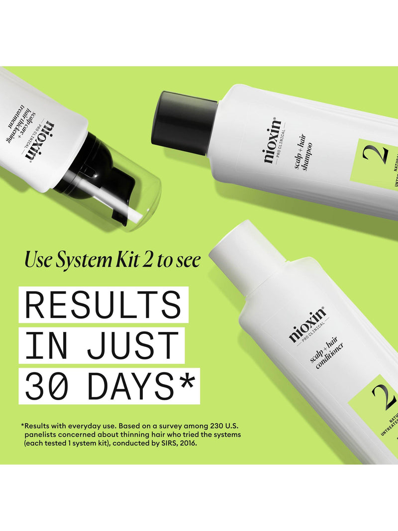 Nioxin Hair Thickening Conditioner for Natural Hair with Progressed Thinning 300ml, imported from the UK