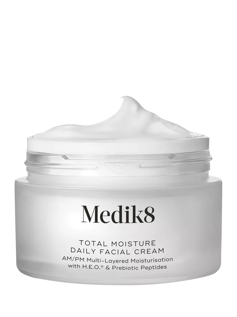 Medik8 Total Moisture Daily Facial Cream Refill 50ml, imported from the UK