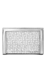 Trinny London Chepstow Silver Makeup Bag