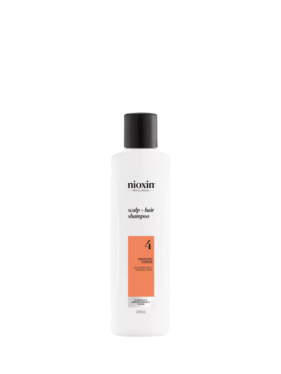 Nioxin System 4 Scalp and Hair Thickening Shampoo for Coloured or Dry Damaged Hair 300ml