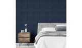 Arthouse Washed Panel Navy Decorative Wallpaper Roll