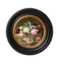 Brookpace Lascelles framed canvas print Black/Multi 43cm - British product