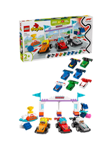 Lego DUPLO F1 Team Race Cars & Drivers Toddler Construction Toy Set