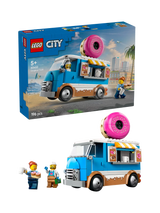LEGO City Doughnut Truck Toy Set with 2 Minifigures