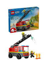 LEGO City Fire Engine with Ladder Firefighter Toy Set