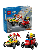 LEGO City Pizza vs Fire Truck Race Car Pack 60458