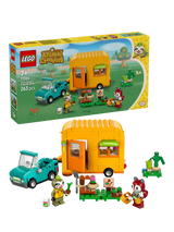 Animal Crossing Leif's Caravan and Garden Shop Toy Building Kit with Minifigures