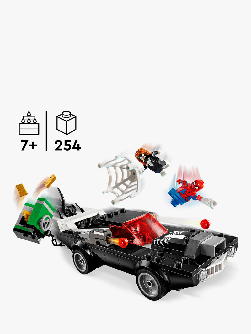 LEGO Marvel Spider-Man vs. Venom Muscle Car Playset 76309, UK version