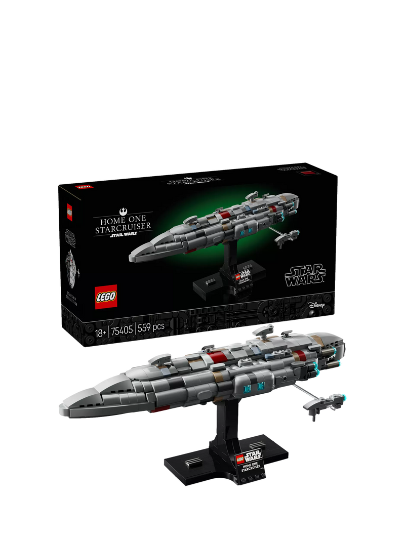 LEGO Star Wars Home One Starcruiser model kit, UK version