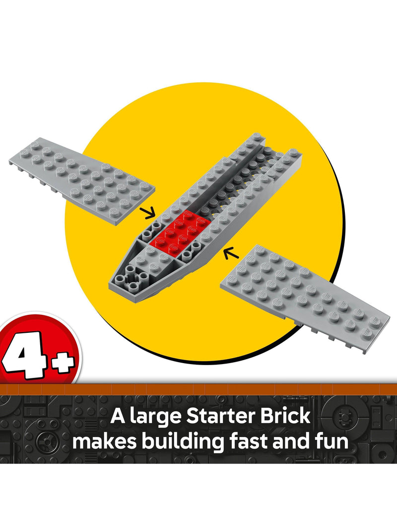 LEGO Mando and Grogu N-1 Starfighter building set, UK version