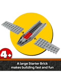 LEGO Mando and Grogu N-1 Starfighter building set, UK version