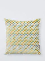 Decorative Cushion with Small-Scale Raised Pattern, Kelly