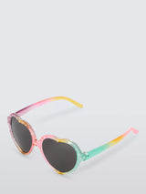 John Lewis Ombre Heart Sunglasses Rainbow Kids' Fashion Sunglasses