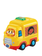 Interactive Pizza Truck Toy with Light-Up Button and Songs for Toddlers