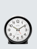 Acctim Emma Silent Sweep Analogue Alarm Clock in black - British product