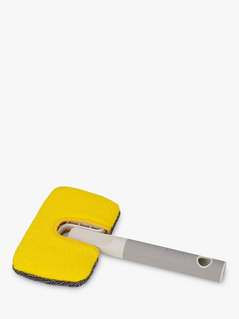 Joseph Joseph dual-sided surface scrubber in Light Stone, UK version