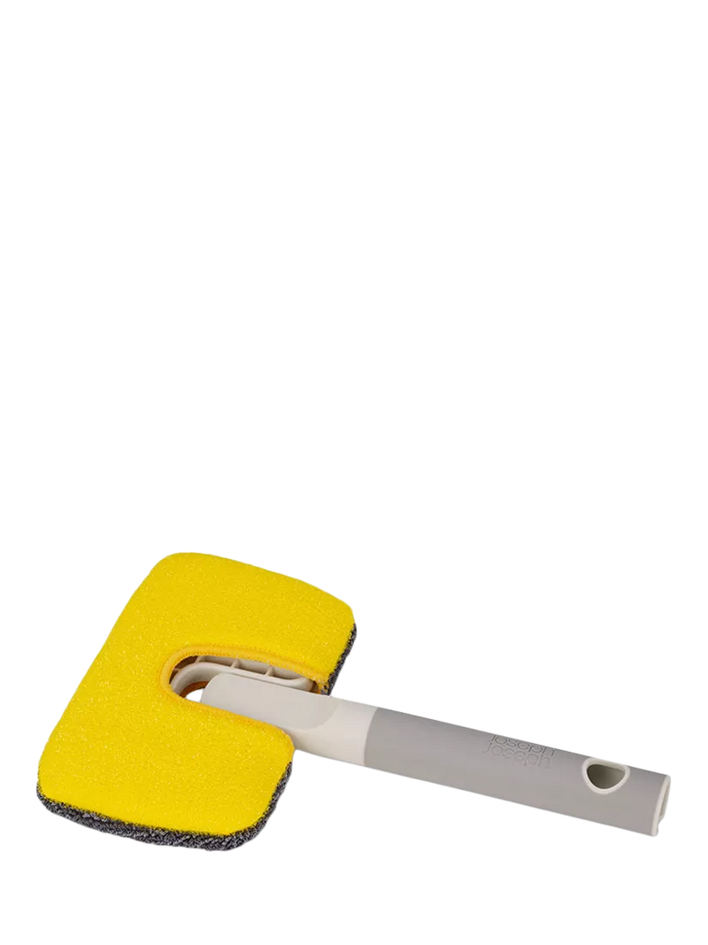 Joseph Joseph dual-sided surface scrubber in Light Stone, UK version