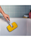 Joseph Joseph dual-sided surface scrubber in Light Stone, UK version