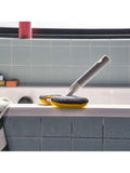 Joseph Joseph dual-sided surface scrubber in Light Stone, UK version