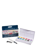 Derwent Pastel Shades Watercolour Paint Pan Set of 12