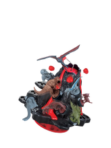 Shaky Volcano Game with 8 Dinosaur Figures for Age 8+