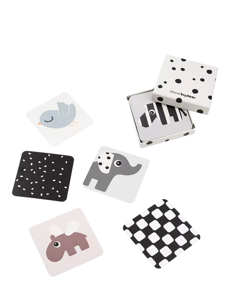 Done by Deer Contrast Cards Visual Stimulation 10 Pack - British product