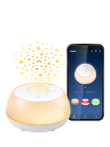 Mini Sleep Training Soother with Night Light, Projector, and Bluetooth Speaker