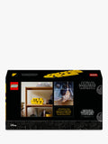 LEGO Star Wars brick-built logo sign building set, UK version