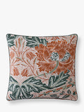 William Morris cushion honeysuckle tulip pattern (British brand)