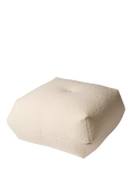John Lewis boucle geometric floor cushion in Marshmallow, UK version