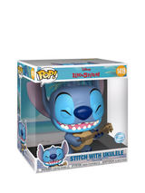 Disney Lilo & Stitch POP! Jumbo Stitch Figure with Ukulele Vinyl Collectible 24.5cm