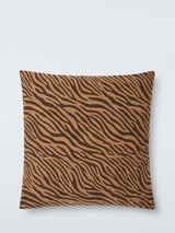 John Lewis Crewel Tiger Cushion Auburn