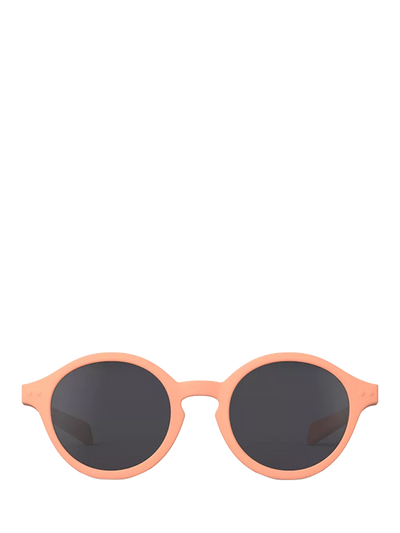 Runde Sonnenbrille mit 100% UV-Schutz für Kinder, 3-5 Jahre, Orangener Rahmen
