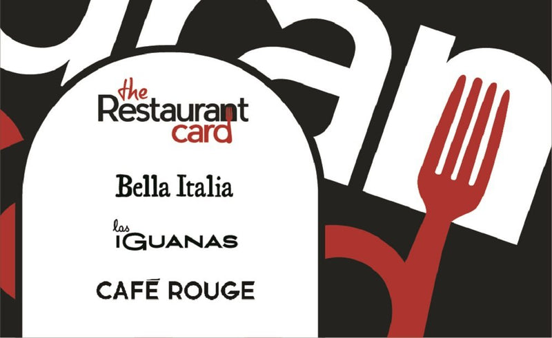The Restaurant Card £25 gift card (British brand)