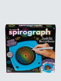 Spirograph doodle pad with LCD screen and stencil wheels (British brand)