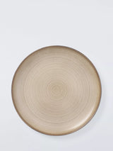 John Lewis Farmhouse Stoneware Coupe Dinner Plate Sand 27cm