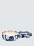 Voluspa Mediterranean Lemon scented candle in tin with three wicks, 340g (British brand)