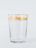 John Lewis Leaf Rim Tumbler Clear Gold 500ml, UK version
