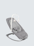 Compact Baby Rocker with Reclining Seat, Sounds, and Vibration for Newborns